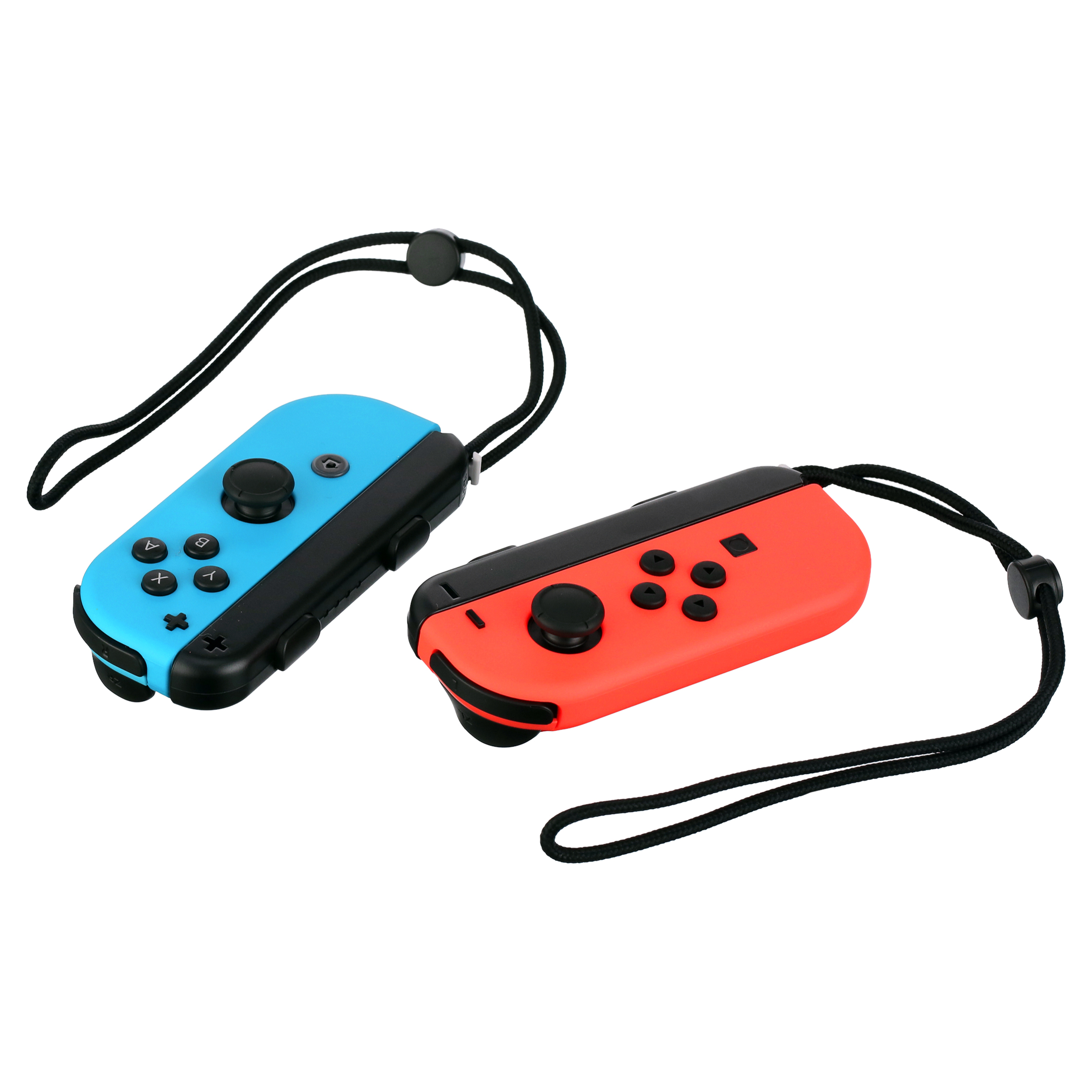 Nintendo Switch OLED Model Neon Red and Blue Joy Con 64GB Console HD Screen and LANPort Dock