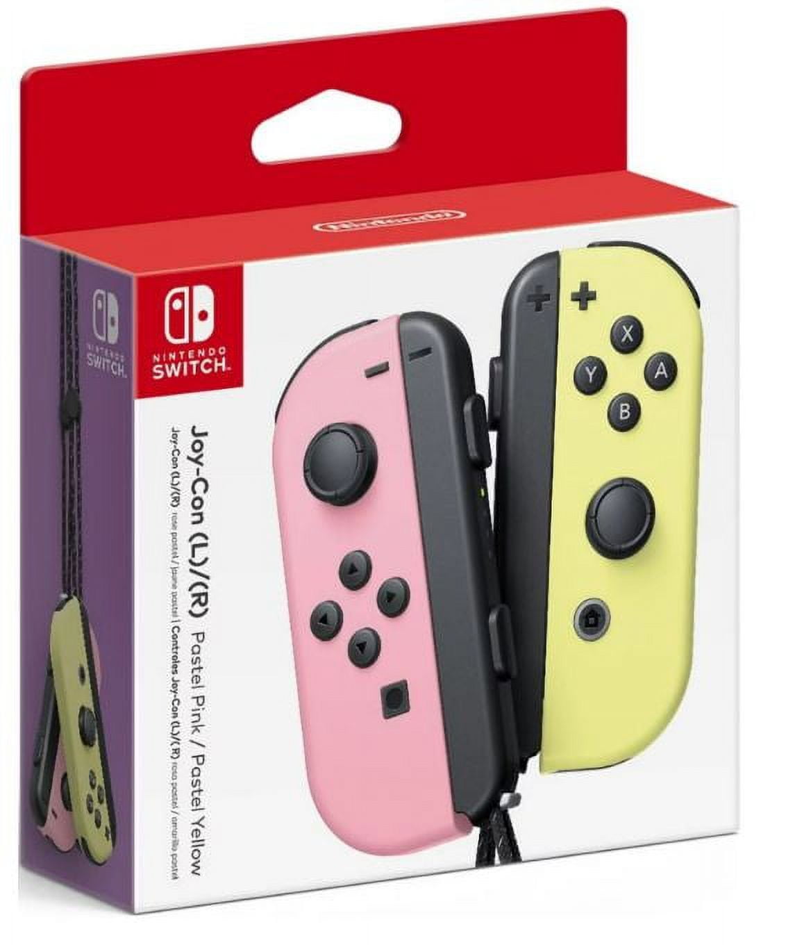 Nintendo Switch 青とピンクのジョイコン Nintendo-Joy-Con-L-R-Pastel-