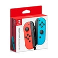 thumbnail image 1 of Nintendo Joy-Con Video Game Controllers with Straps for Nintendo Switch, Neon Blue/Red (HAC-015/16), 1 of 3