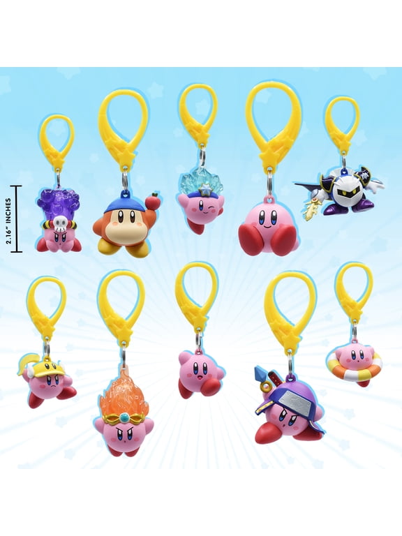 Nintendo Kirby Character Series 2 Backpack Hangers - 2" Tall, Assorted