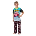 thumbnail image 1 of Nintendo Kirby Pajamas Boy's Video Game Character Short Sleeve Shirt and Pant Set, 1 of 5