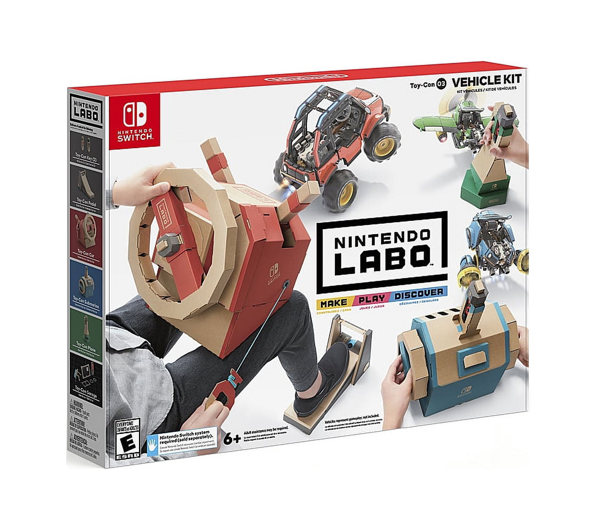 Nintendo Labo Toy-Con 03: Customizable Vehicle Kit for Switch