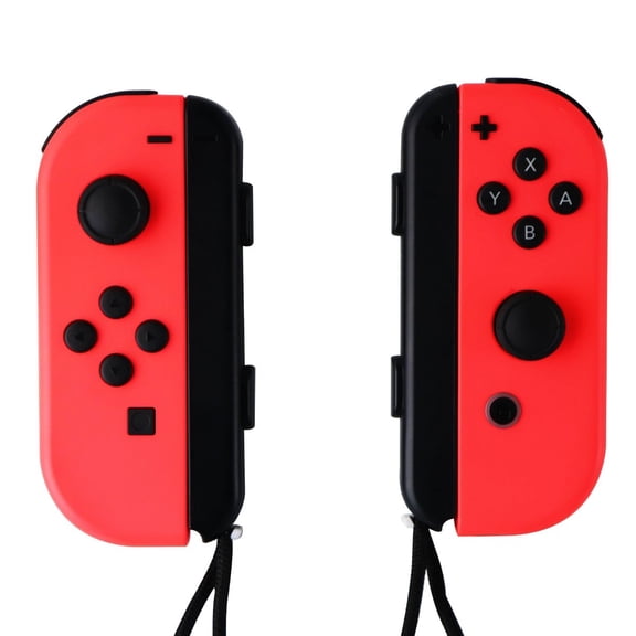 Nintendo Left and Right Joy-Cons (L/R) - Neon Red (HAC-015/6) (Used)