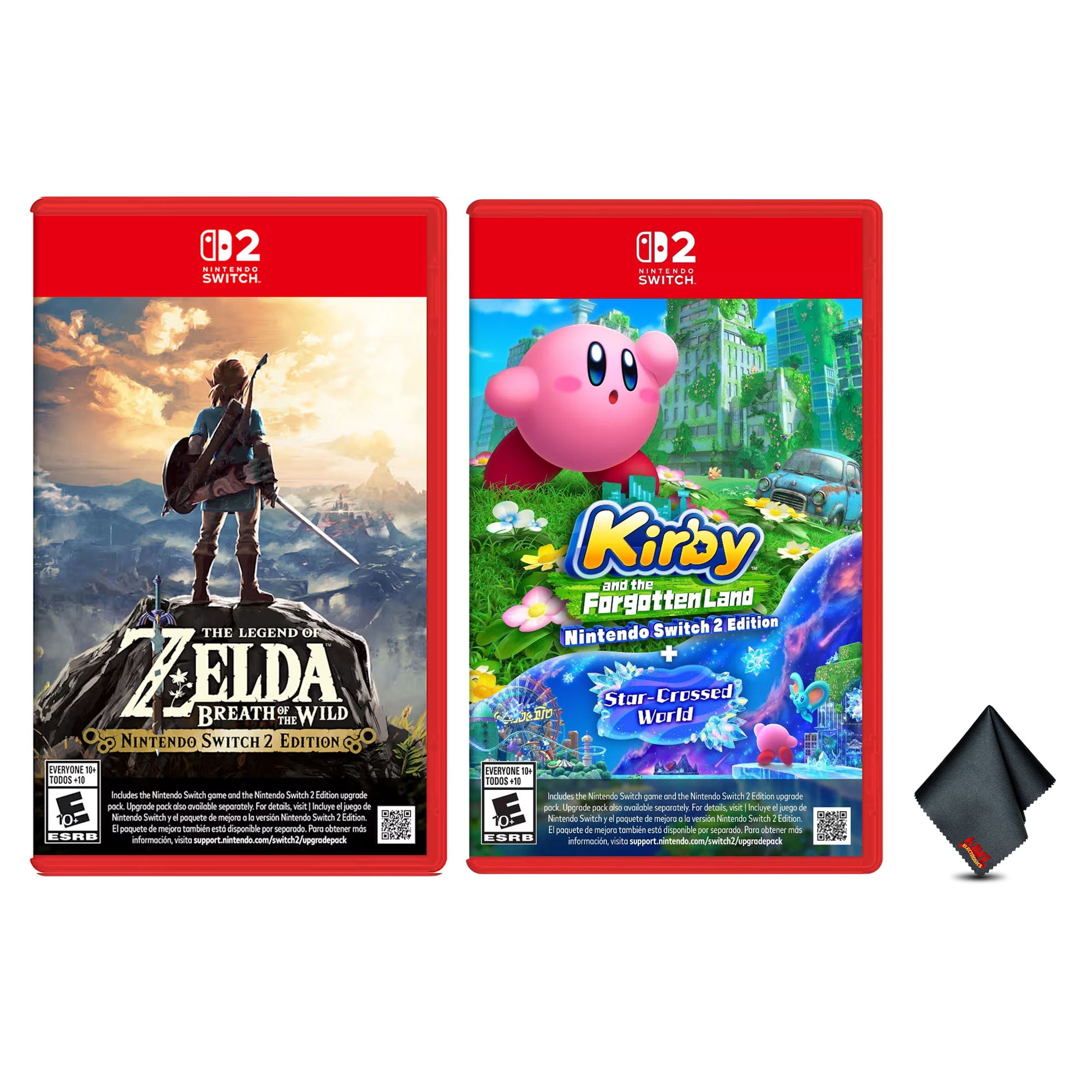 Nintendo The Legend of Zelda Breath of the Wild + Nintendo Kirby