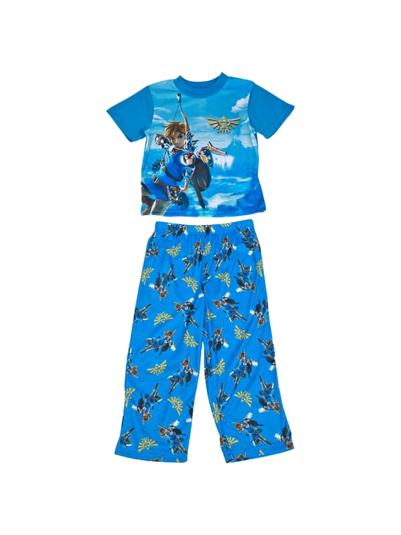 Nintendo Legend of Zelda Link with Bow 2-Piece Pajama Set-Size 6