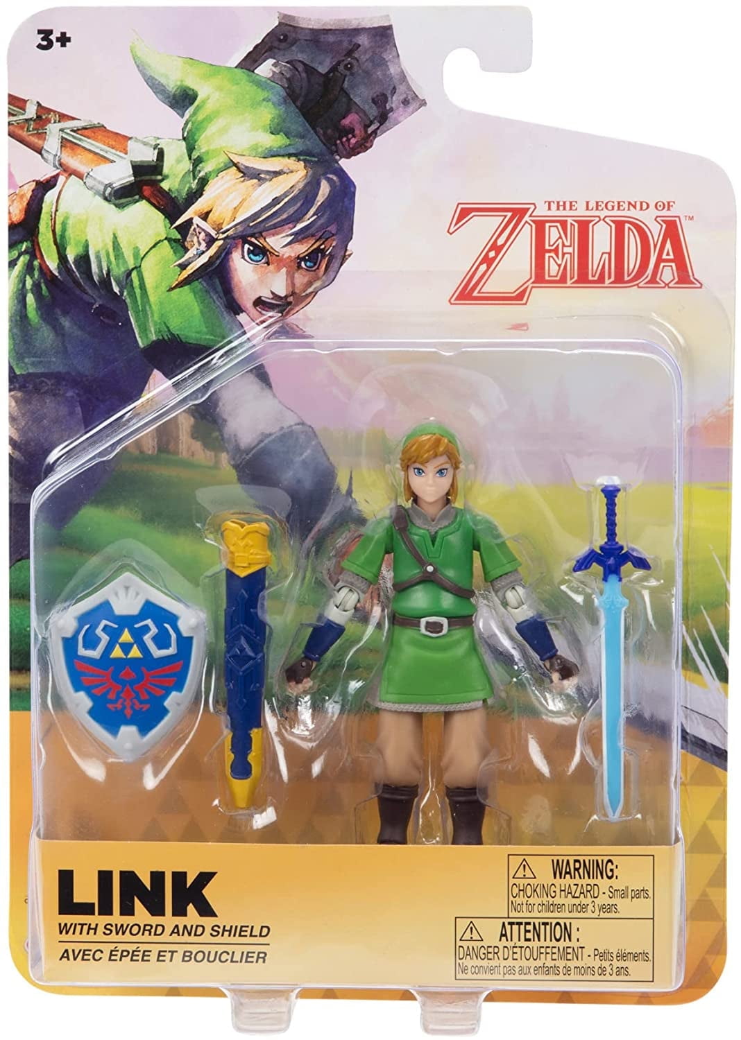 Nintendo Legend of Zelda Skyward Sword Link 4 Inch Action Figures