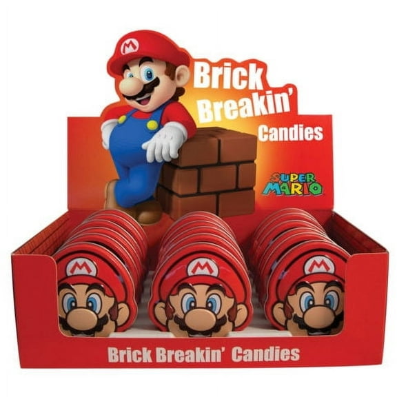 Nintendo Mario Brick Breakin Candy (Display of 18)