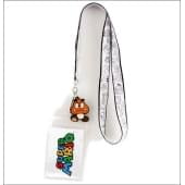 Nintendo Mario Goomba Pattern Lanyard