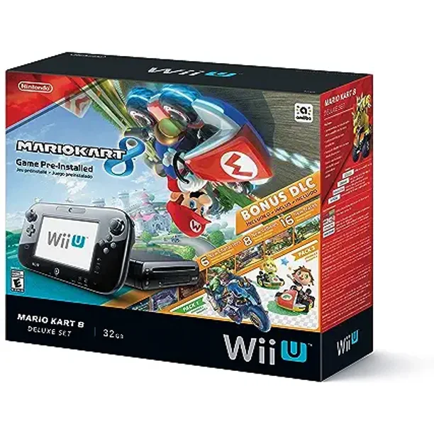 Nintendo Mario Kart 8 Deluxe Set with DLC Wii U Bundle (Used/PreOwned