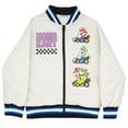 thumbnail image 1 of Nintendo Mario Kart Boys Varsity Bomber Jacket Zip-Up Super Mario Graphic Print Jacket for Kids and Toddlers Casual Fashion Coats (Size 4-12), 1 of 6