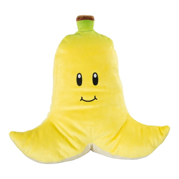 Nintendo Mario Kart Club Mocchi Mocchi Plush, 15 Inch Banana Peel Plush Stuffed Toy