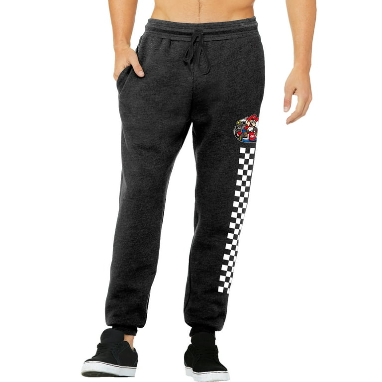 Mario Kart Men s Big Mens Nintendo Graphic Jogger Sweatpants
