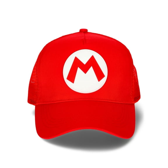 Nintendo Super Mario Logo Boys Baseball Hat, One Size Fits Most