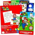thumbnail image 1 of Nintendo Mario Paint Posters Set - 4 Pc Bundle with Super Mario Painting Activity Book, 600+ Stickers, and More | Super Mario Coloring and Activities for Toddlers, Kids, 1 of 1