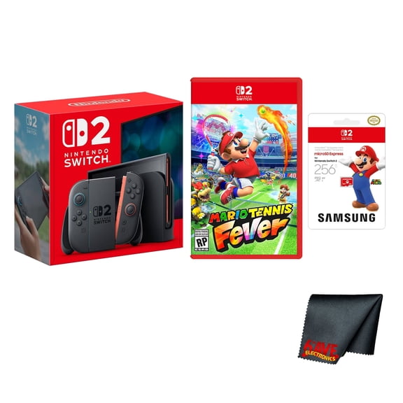 Nintendo Mario Tennis Fever  Switch 2 Game Bundle with Console