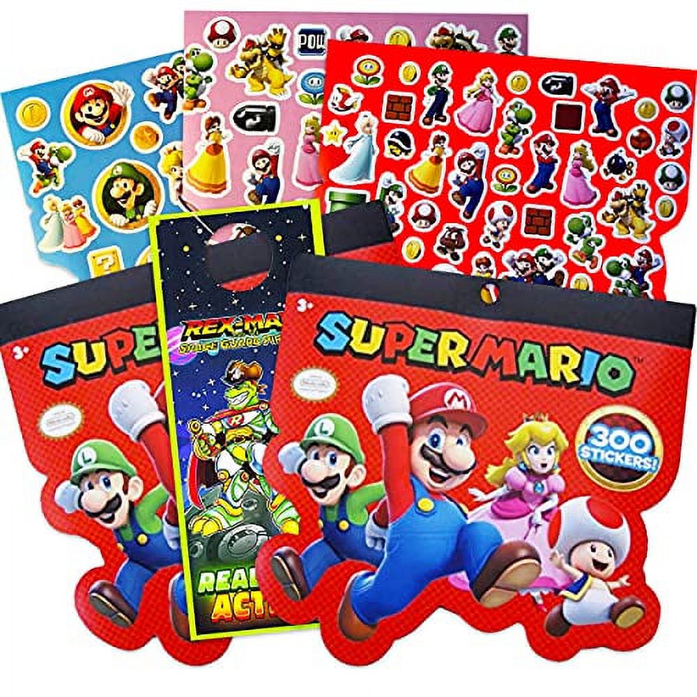 Nintendo Mario Ultimate Sticker Pack Set 600 Super Mario Stickers