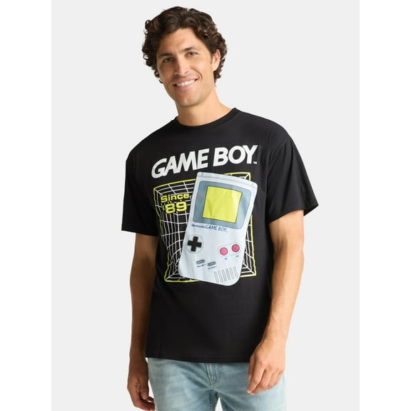 Nintendo Gameboy Game Boy Men's & Big Men's Graphic Tee Shirt, Sizes S-3XL