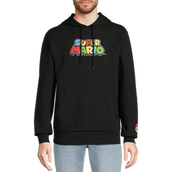 Nintendo Men's & Big Men's Super Mario Graphic Hoodie