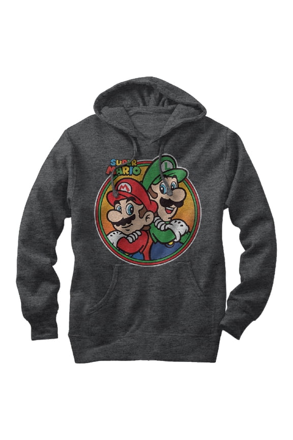 Men's Mario Luigi Back to Back Hoodie