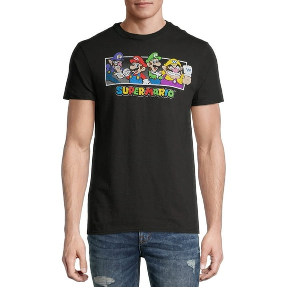 Nintendo Men’s Super Mario Crew Graphic T-Shirt