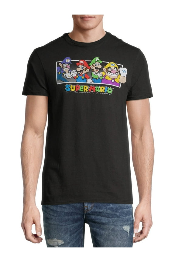 Nintendo Men’s Super Mario Crew Graphic T-Shirt