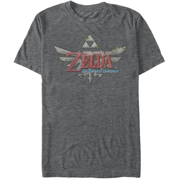 Men's Nintendo TLOZ Skyward - Heather T-shirt XXX-Large Charcoal