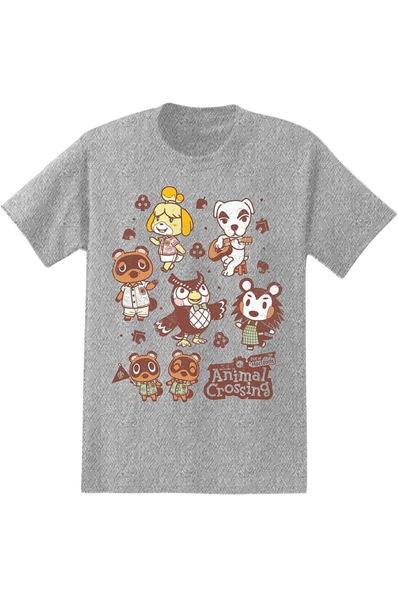 Mens Animal Crossing Shirt - Tom Nook, Mr Resetti, K.K. Slider, Isabelle, and Baabara Tee