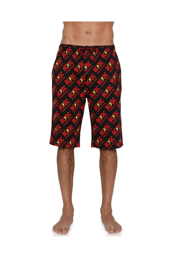 Nintendo Mens Boxer Shorts Adult Pajama Lounge Boxers Sleepwear, Black, Size: Small