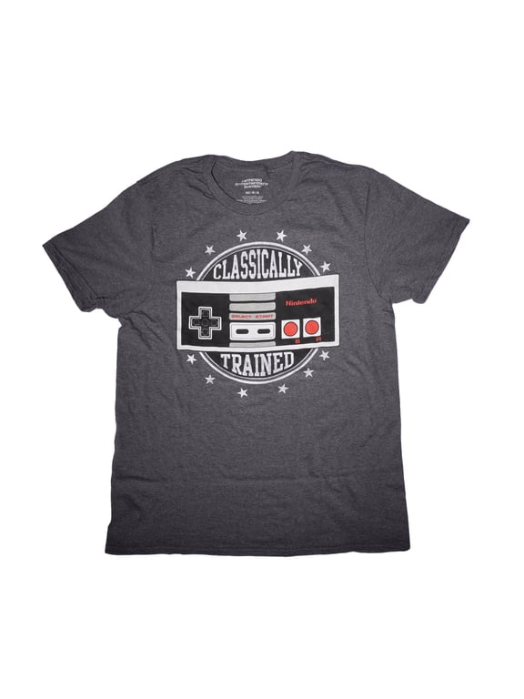 Nintendo Mens T-Shirt - Classically Trained Ornate NES Controller (X-Large)