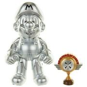 World of Nintendo 4" Figures Metal Mario w/ Trophy