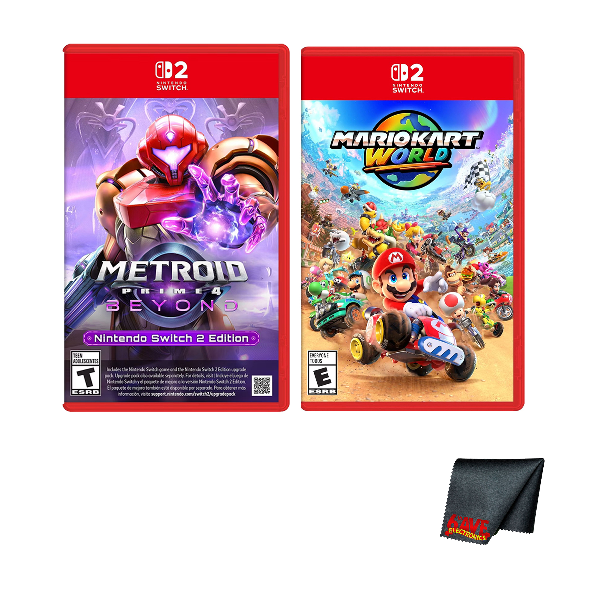 Nintendo Metroid Prime 4: Beyond + Mario Kart World para Switch 2 Edition