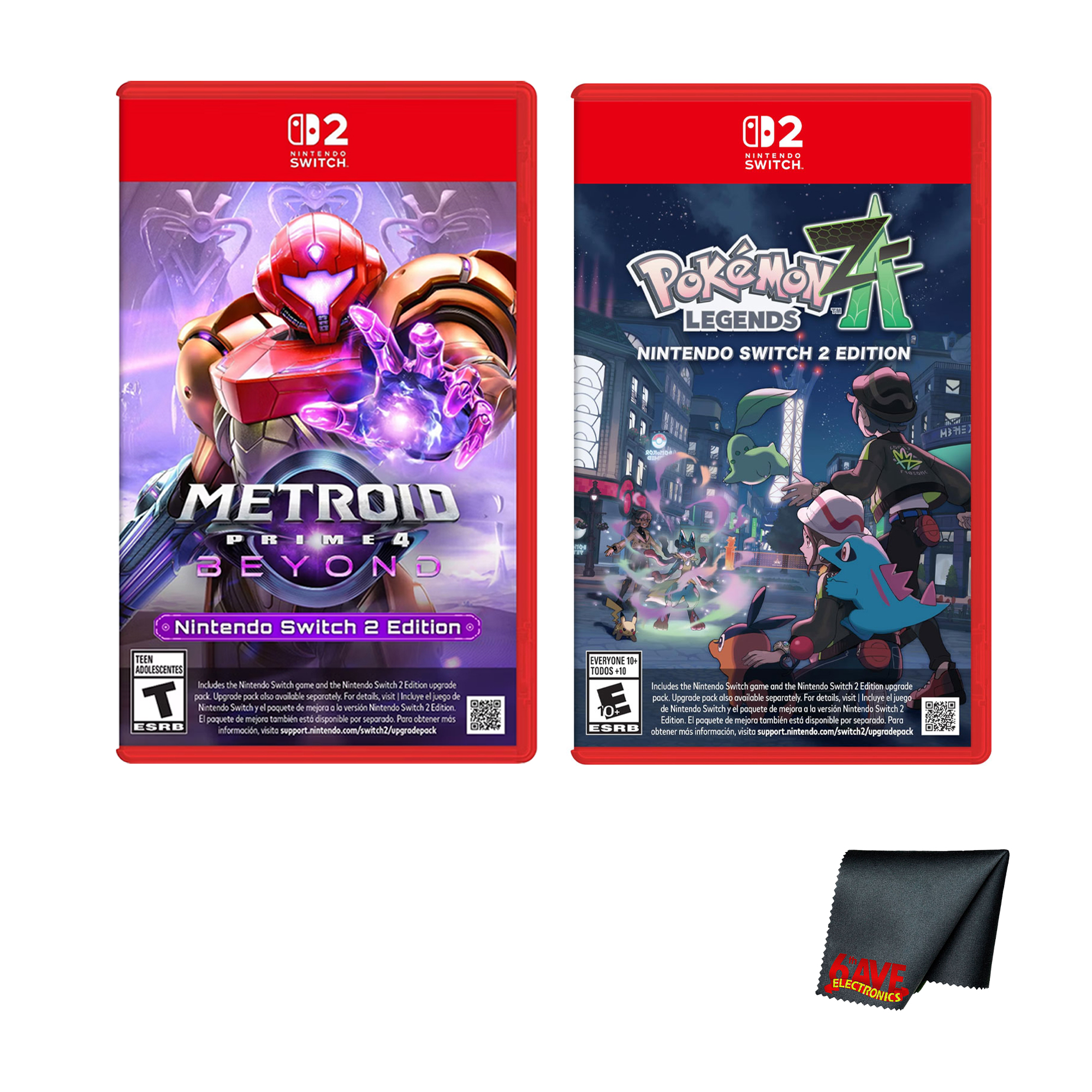 Nintendo Metroid Prime 4: Beyond + Pokémon Legends: Z-A - Edición Nintendo Switch 2