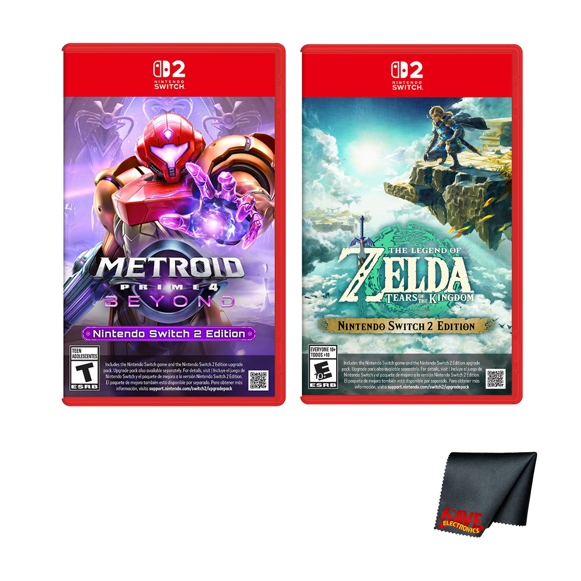 Nintendo Metroid Prime 4: Beyond + The Legend of Zelda: Tears of the Kingdom Edición Switch 2