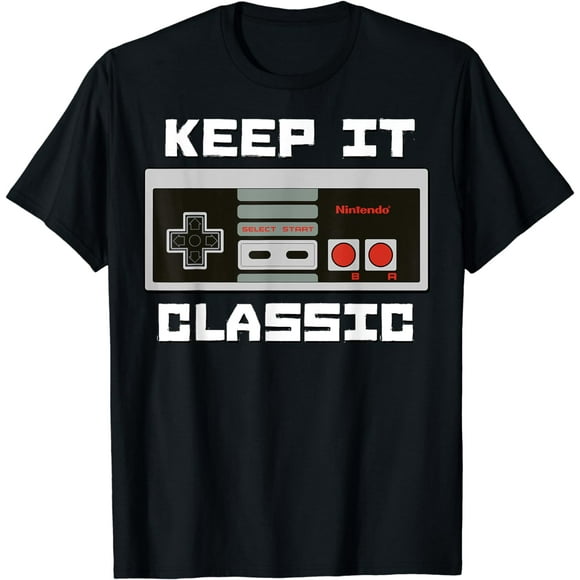 Nintendo NES Controller Keep It Classic Graphic T-Shirt T-Shirt