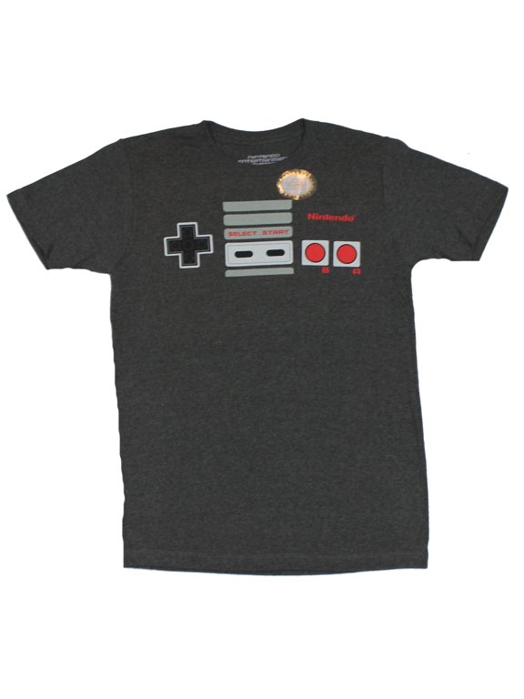Nintendo NES Mens T-Shirt - Classic NES Controller Just the Buttons (X-Large)