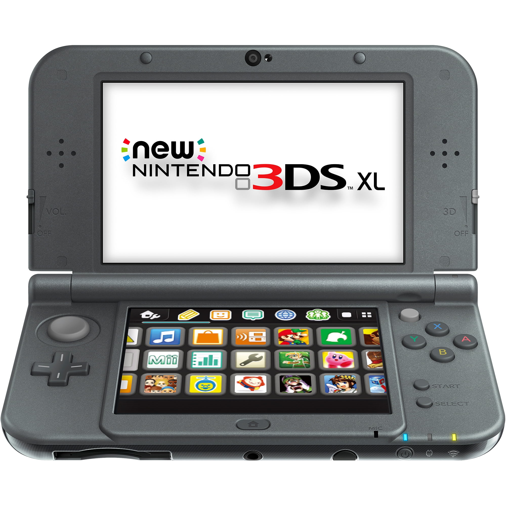 dynasti Diskriminering af køn Dødelig Nintendo New 3DS XL - Black - Walmart.com