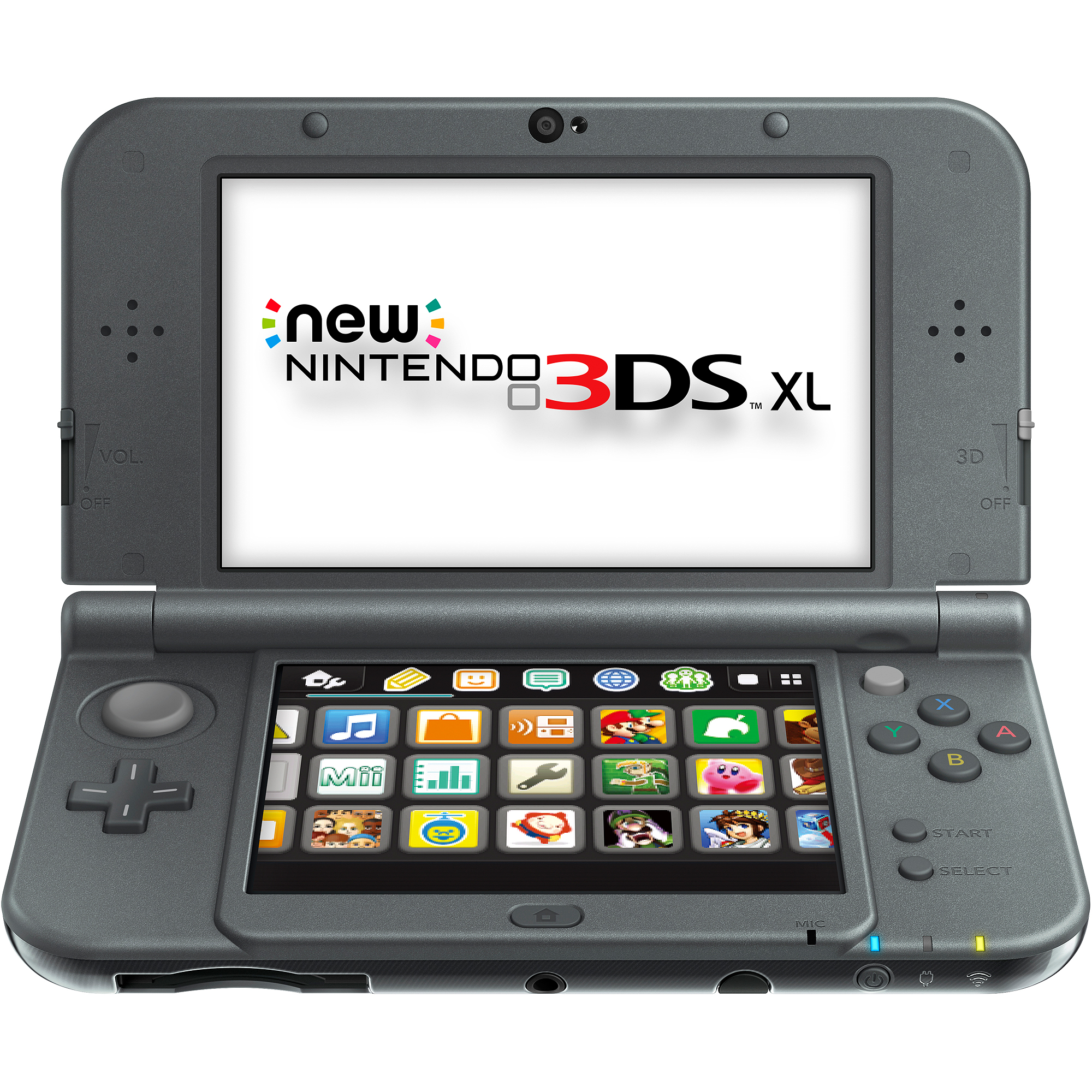 Nintendo New 3DS XL - Black - image 1 of 12