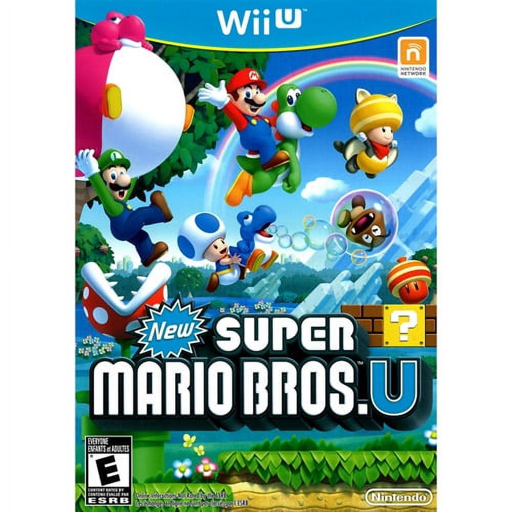 ude af drift aborre Gammeldags Nintendo New Super Mario Bros. U (Wii U) - Walmart.com