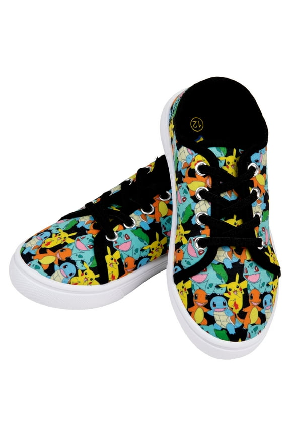 Nintendo Pokémon The Original Four Types All Over Print Boy's Shoes-Size 13