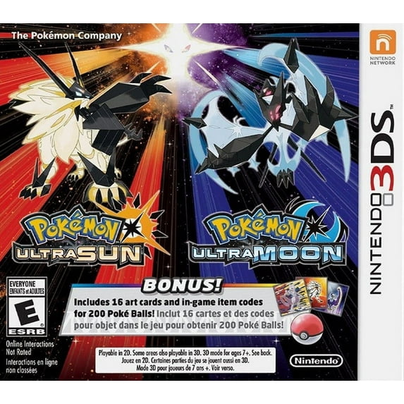 Pokemon: Ultra Sun + Pokemon: Ultra Moon: Veteran Trainer's Dual Pack