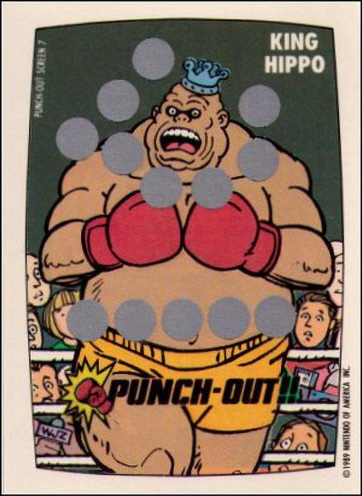 Nintendo Punch Out King Hippo Screen 7 ScratchOff Card