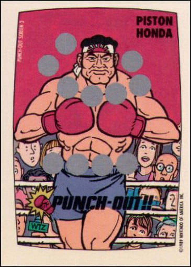 Nintendo Punch Out Piston Honda Screen 3 ScratchOff Card