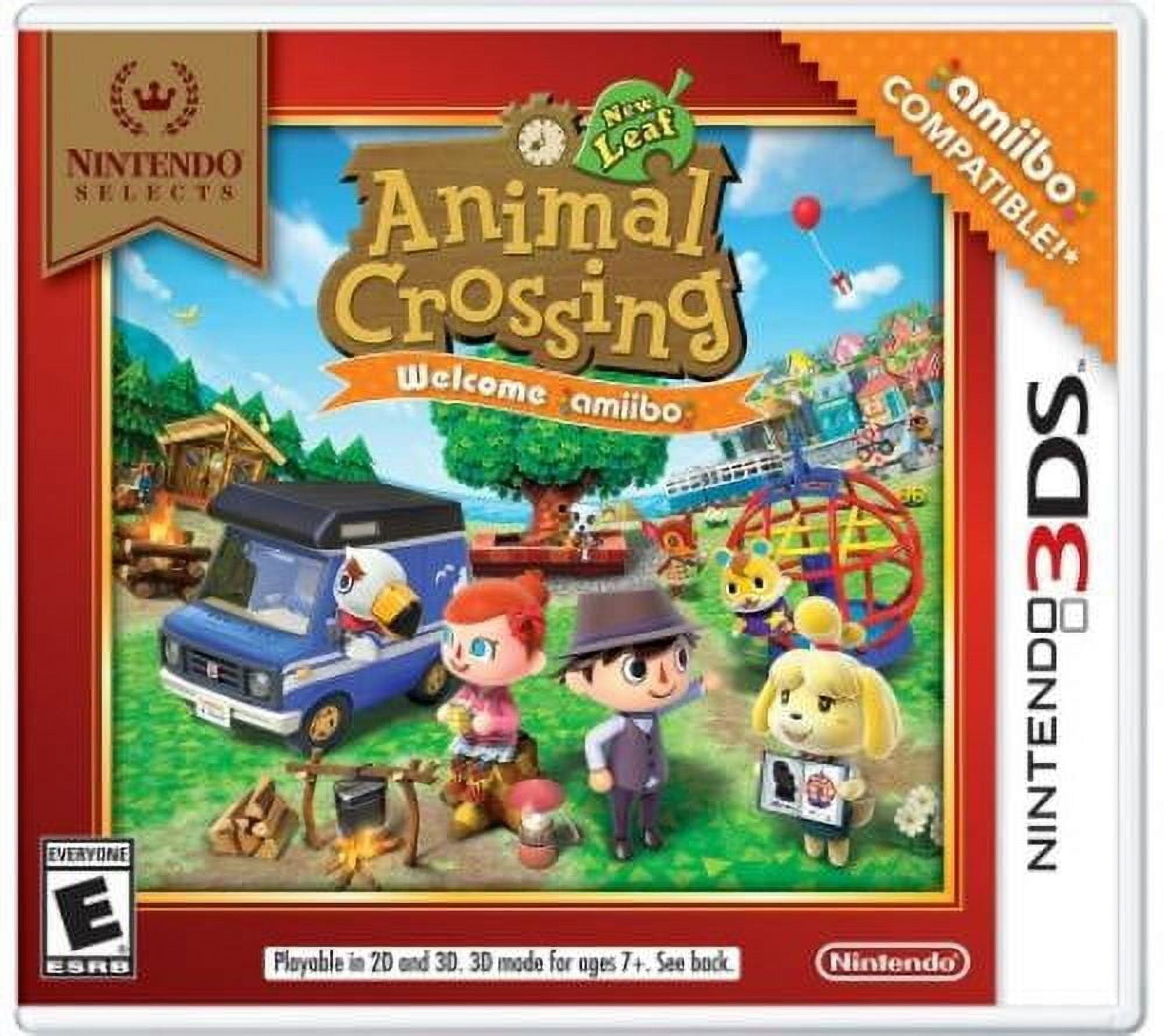 Nintendo Selects: Animal Crossing New Leaf Welcome Amiibo (No Amiibo Card), Nintendo, Nintendo 3DS, 045496744458