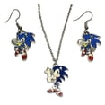 thumbnail image 1 of Nintendo Sonic The Hedgehog Pendant Necklace and French Wire Earrings Set, 1 of 1