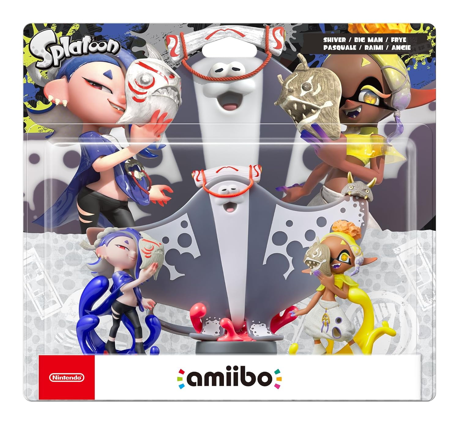 Nintendo Switch Splatoon Series Characters Amiibo Set