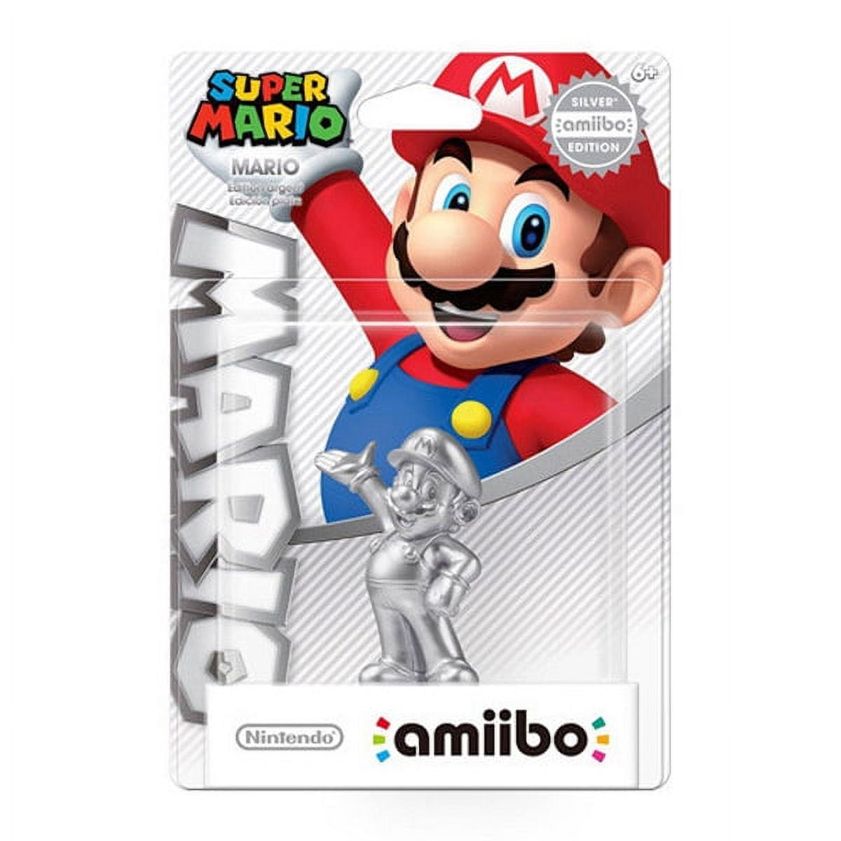 アミーボ シルバー マリオ スマブラ Amiibo 新品 Silver fTZT Nintendo Super Mario Amiibo Mario Mini Figure [Silver