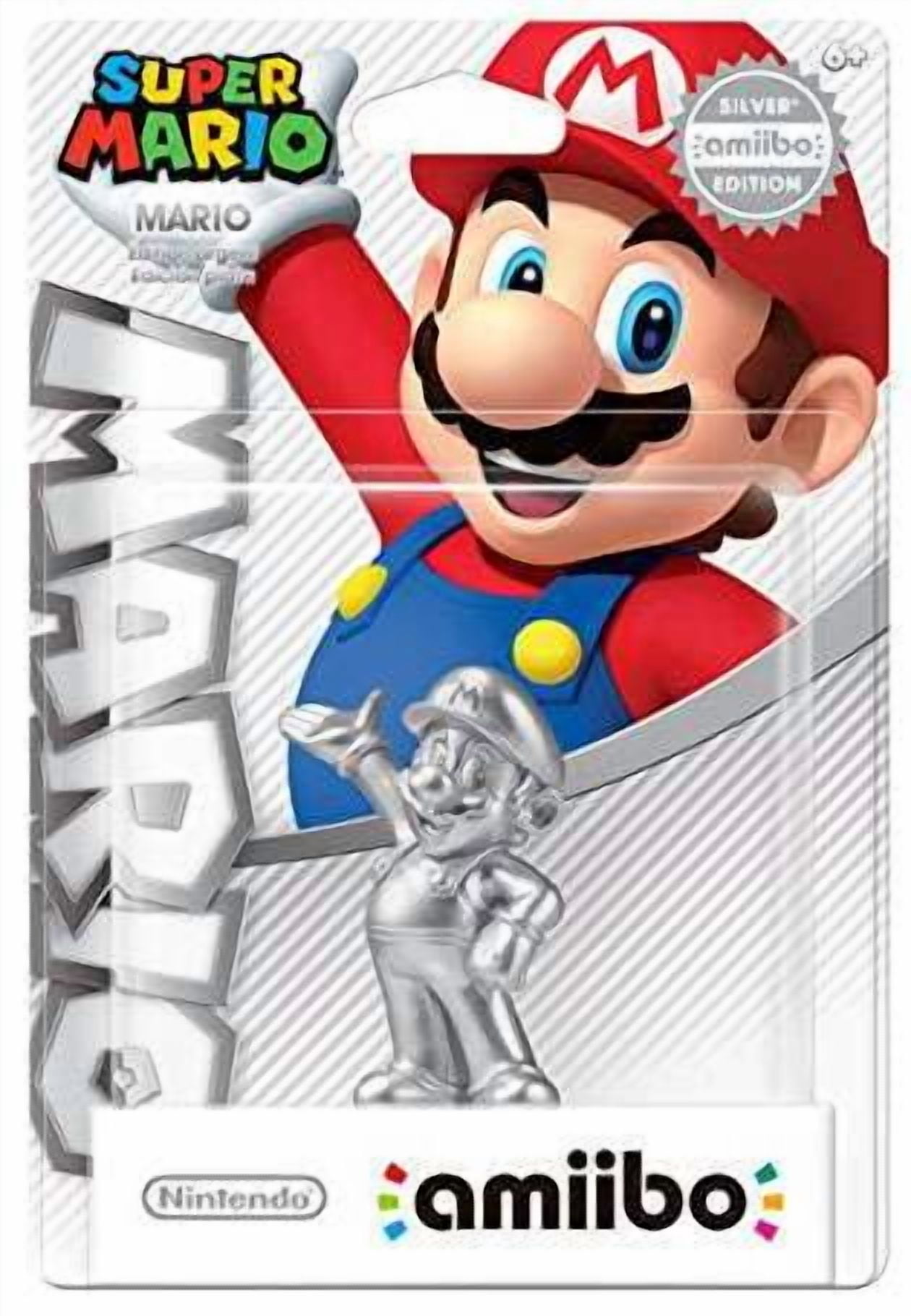 アミーボ シルバー マリオ 新品 任天堂 Amiibo Silver fbO9 Nintendo Amiibo Mario Mini Figure [Silver Edition] - Walmart.com