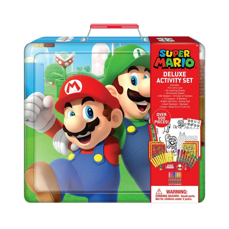 Nintendo Super Mario Art Activity Set, 500+ Pieces, for Boys