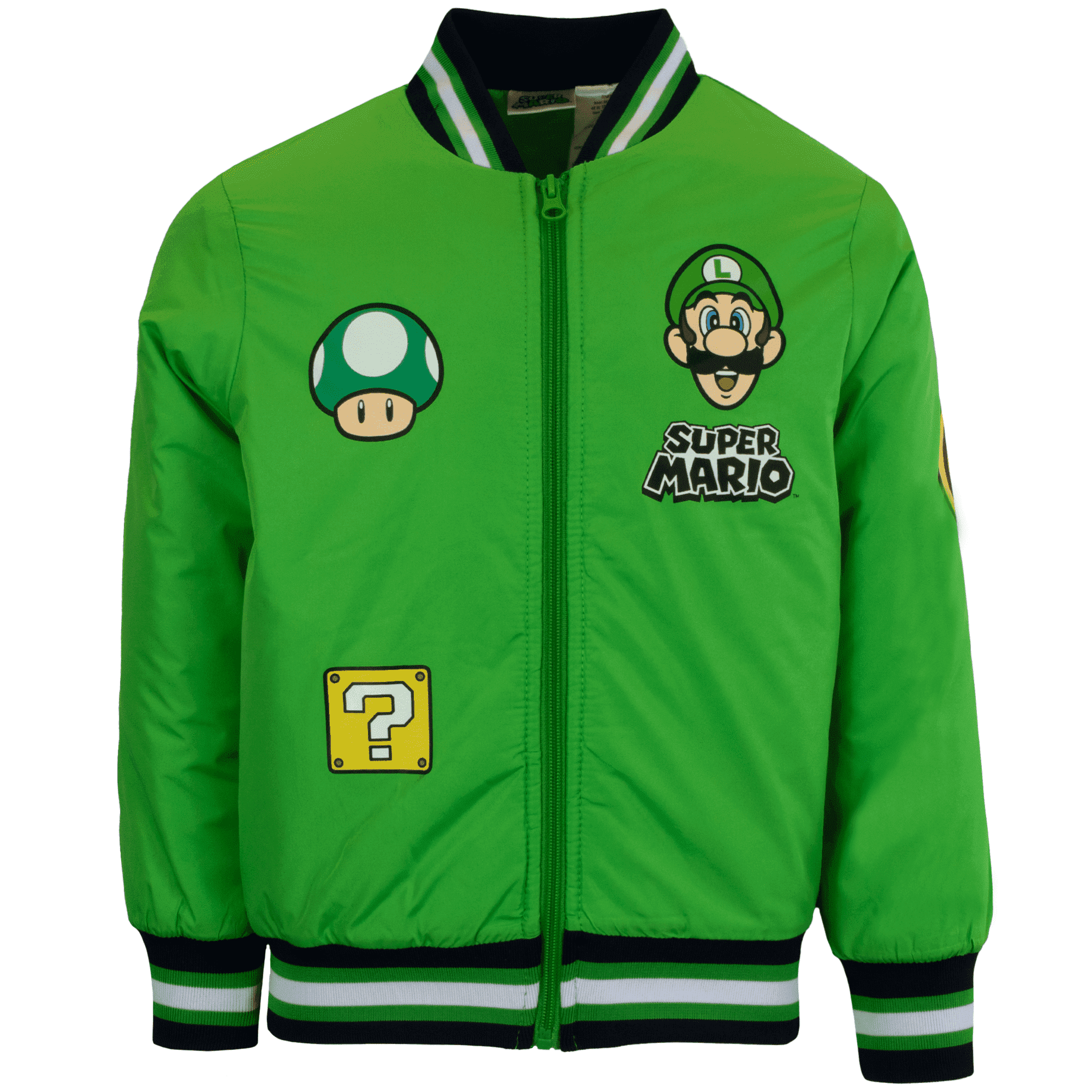 ジャケット・アウター Mariomama Nintendo Super Mario Bros Bomber Jacket for Kids, Mario and