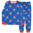 thumbnail image 1 of Nintendo Super Mario Boys Pajamas 2 Piece PJs Set Long Sleeve Top & Pants Sleepwear for Kids & Teen (4-16), 1 of 7